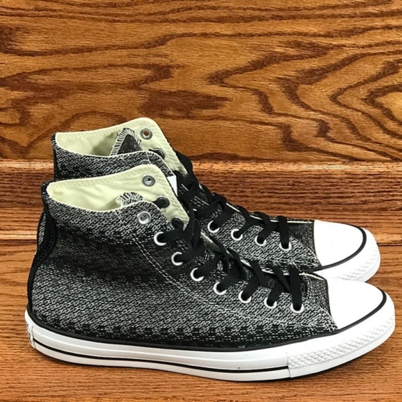Converse CT‎ Chuck Taylor Hi Black White Shoes - Picture 2 of 8